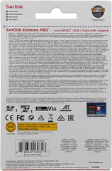 Cartão de Memória SanDisk Extreme PRO microSDXC UHS-I 128GB