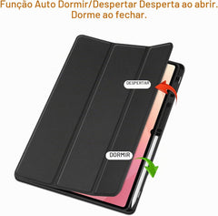 Capa de Proteção Livro Moobifi Business Series para Tablet Samsung Galaxy Tab S11 Ultra / S10 Ultra / S9 Ultra 14.6" com Suporte para S Pen - Preta