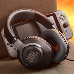 Headset Gamer JBL Quantum 100 Wired Over-Ear com Microfone Removível