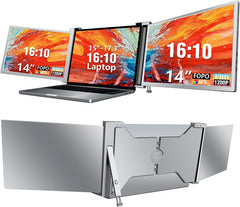Extensor de Tela Tripla para Laptop – Monitores Portáteis FHD 1080P IPS – Modelos S16 (14") e S9 (15,6")