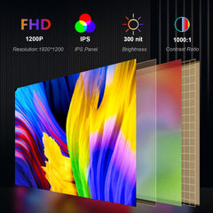 Extensor de Tela Tripla para Laptop – Monitores Portáteis FHD 1080P IPS – Modelos S16 (14") e S9 (15,6")