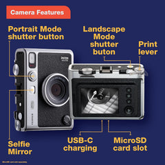 Fujifilm Instax Mini Evo – Câmera Instantânea Híbrida