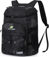 Mochila Térmica N NEVO RHINO 2023 | Capacidade para 36 Latas – Impermeável e Dobrável (Cobra Black)