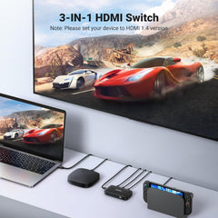 UGREEN 80125 HDMI Switch 3 em 1