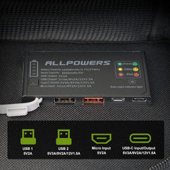 LLPOWERS SP002 Painel Solar Portátil com Bateria Embutida 10000mAh 21W 5V