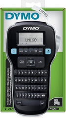 Rotuladora Eletrónica Portátil DYMO LabelManager 160 (LM160) | Teclado QWERTY Prático, Ecrã LCD de Pré-visualização e Mais de 220 Símbolos Incorporados