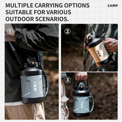 Garrafa Térmica TKK-2028 | 1,5 Litros com Canudo e Isolamento a Vácuo – 24h Frio / 12h Quente