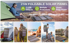 ALLPOWERS SP002 Painel Solar com Bateria Embutida 10000mAh 5V 21W