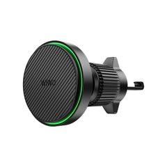 Carregador Magnético Automotivo WiWU Warriors CH-325 | Certificação Qi2 de 15W, Ímãs N52 e Montagem na Grade de Ventilação – Carregamento Rápido e Estabilidade Total