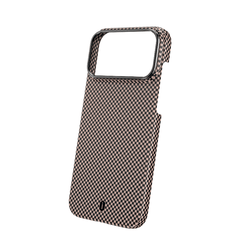 Capa Aramid Armor WiWU DCC-208 | Fibra de Aramida Autêntica com Suporte de Câmara Multiângulo – Proteção Ultra Resistente para iPhone 16 Pro Max / 17 Pro Max