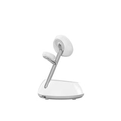 Carregador Sem Fios 3-em-1 WiWU Aurora Wi-W036 | Estação de Carga Magnética 15W para iPhone (MagSafe), Apple Watch e AirPods