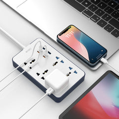 WiWU Wi‑S006 PS524 20W GaN 11‑in‑1 Multifunction Power Strip