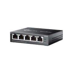 Switch Gigabit de 5 Portas com 4 Portas PoE+ (65W) Omada by TP-Link ES205GP para Gestão em Nuvem e Longa Distância