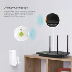 TP-Link RE200 – AC750 Mesh Wi‑Fi Range Extender