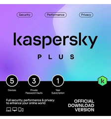 Kaspersky Plus Internet Security – 5 Dispositivos – 1 Ano