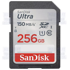 Cartão de Memória SanDisk 256GB – 150MB/s