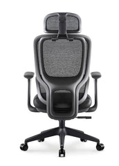 Cadeira de Escritório com Encosto Alto em Tela e Apoio de Cabeça 3D Carson (Black Frame)
