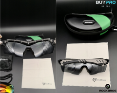 Óculos Polarizados Esportivos ROCKBROS 10037 – Design Aerodinâmico e Conforto