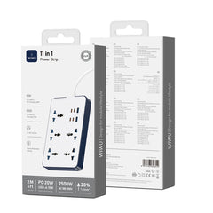 WiWU Wi‑S006 PS524 20W GaN 11‑in‑1 Multifunction Power Strip