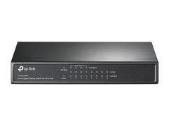 Switch Desktop Gigabit de 8 Portas TP-Link TL-SG1008P com 4 Portas PoE (64W) Plug and Play e Design Silencioso