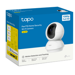 Câmara de Segurança Wi-Fi Inteligente Full HD 1080p Pan/Tilt TP-Link Tapo C200 com Visão Noturna e Áudio Bidirecional