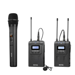 Microfone Sem Fios UHF BOYA BY-WM8 Pro-K4 Dual-Channel