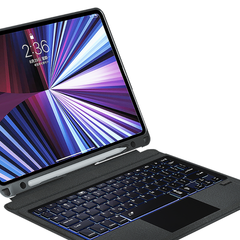 WIWU Capa com Teclado para iPad MAG TOUCH 12.9" - Preta