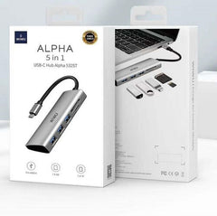 WIWU Alpha 532ST 5 In 1 Multi-Function USB-C Hub