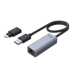 ADAPTER UNITEK USB 3.0 to Gigabit Ethernet Adapter with USB-C