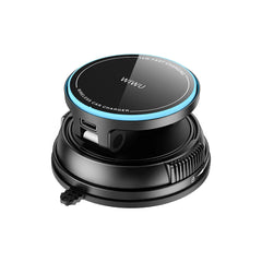 Suporte Automotivo WiWU Warriors CH-326 | Abertura Automática Inteligente e Carregamento Wireless 15W – Estabilidade Total e Praticidade com um Toque