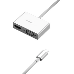 Adaptador Ugreen USB-C para HDMI/VGA MM123