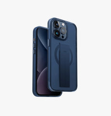 Capa Transparente UNIQ Heldro Mag Premium com Banda FlexGrip™ para iPhone Série 15