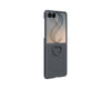 Capa Oficial Samsung Magnet Ring Case Eco-Leather para Galaxy Z Flip8 com Vidro Temperado Incluído Preto