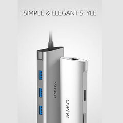 WiWU Alpha 631STR Multi-function USB C Hub