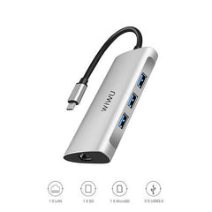 WiWU Alpha 631STR Hub Multi-função USB C