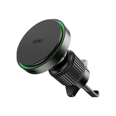 Carregador Magnético Automotivo WiWU Warriors CH-325 | Certificação Qi2 de 15W, Ímãs N52 e Montagem na Grade de Ventilação – Carregamento Rápido e Estabilidade Total