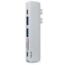 WiWU T8 7-in-1 USB-C 3.0 Adapter for MacBook Pro