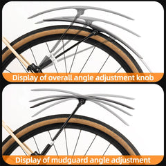 Paralama de Bicicleta Rockbros 28210007001 – Proteção Eficiente e Design Ajustável