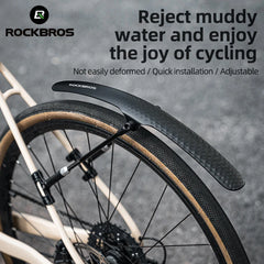 Paralama de Bicicleta Rockbros 28210007001 – Proteção Eficiente e Design Ajustável