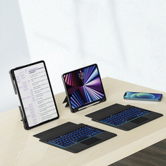 WIWU Capa com Teclado para iPad MAG TOUCH 12.9" - Preta