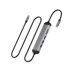 WiWU Alpha A521H 5 em 1 Hub Adaptador USB Tipo C