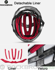 🛡️ Capacete de Bicicleta ROCKBROS 10110039004 – Leve, Seguro e Confortável