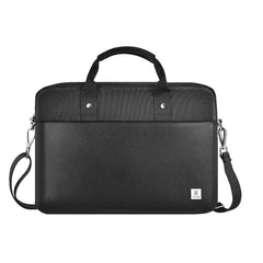 Mala de Laptop WiWU Hali Briefcase | Estilo Executivo em Poliéster 1680D Resistente à Água – Compartimentos Múltiplos e Proteção para 14" e 15.6"