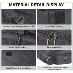Bolsa SP179 para JBL PartyBox 320 (Case de Transporte)