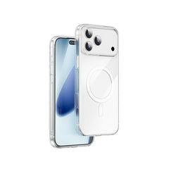 Capa Invisível WiWU YXK-207 para iPhone 17 Pro | Ultra Transparente e Antiamarelamento com MagSafe (38 Ímanes N52)