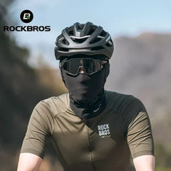 Balaclava ROCKBROS Ice Silk – Proteção Solar e Conforto para Ciclismo