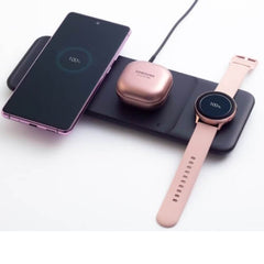 SAMSUNG Wireless Charger Trio, Black