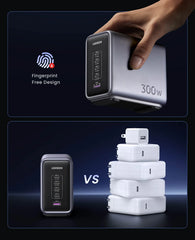 90903B – Carregador de Celular UGREEN Nexode 300W USB‑C GaN Charger