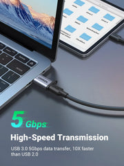 UGREEN 50533 – Adaptador USB-A 3.0 para USB-C (Cinza)