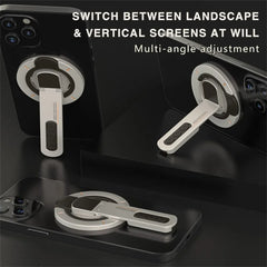 Suporte Magnético de Dupla Face GOJI H1 360° com Ventosa de Sucção Magnética a Vácuo Anti-Vibração para Smartphone